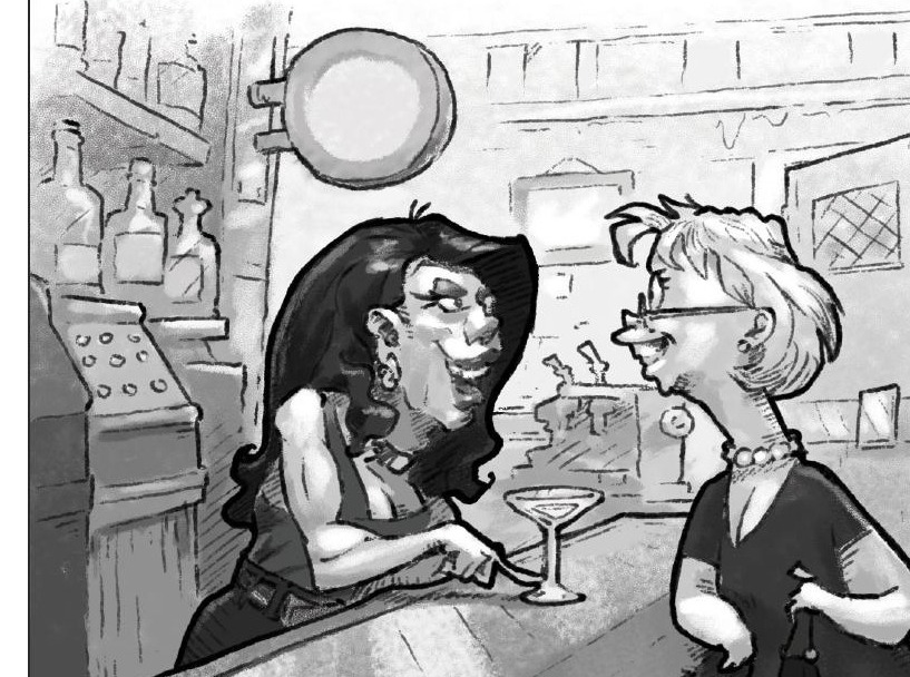 Cartoon following the Mom And Their Rom-Com limerick